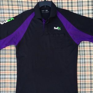 FedEx Work Polo Delivery Employee Shirt size L